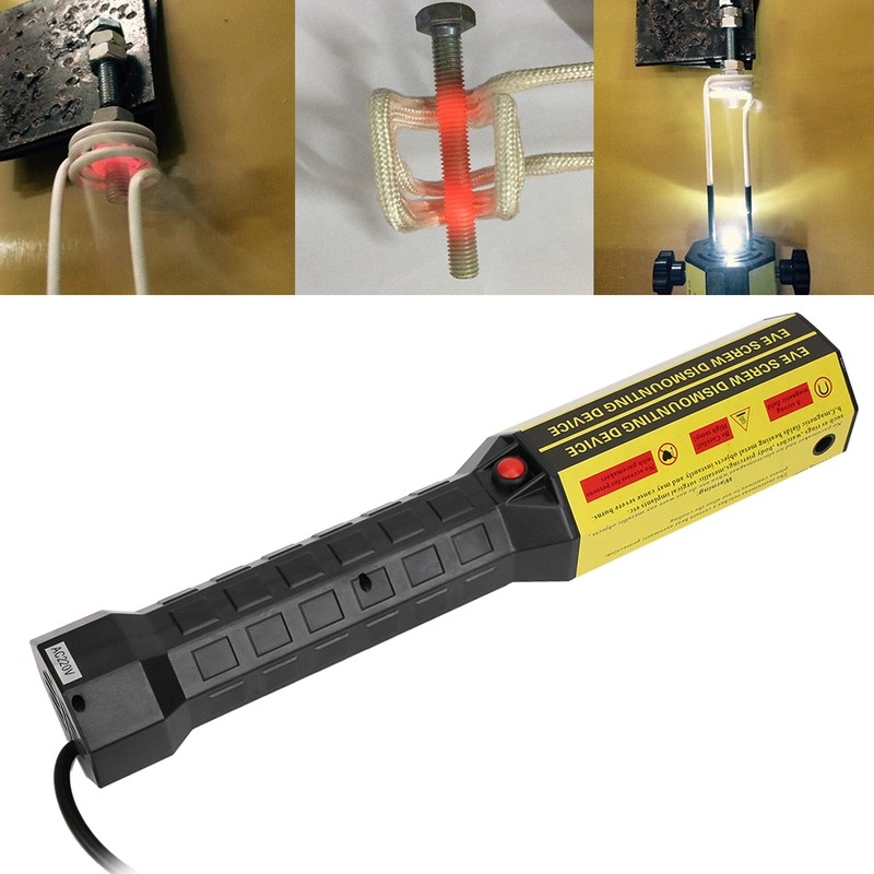 HandHeld Electromagnetic Induction Heater 1200W Flameless Rusty Screw Bolts Heating
