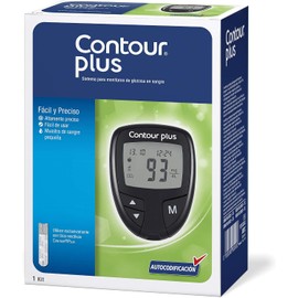 Contour Plus Glucómetro Autocodificado Para El Monitoreo De Glucosa En Sangre (contour Plus), color, 1 count, pack of/paquete de