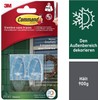 Command Transparent Medium Command Hooks M (Set of 2) for