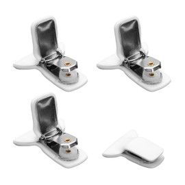 Pack of 4 Duvet Clips for Duvet Inside, Foam Metal Ceiling Attachments, Strong Hold, Duvet Cover Clips, Prevent Shifting, Bedding Accessories, Quick Installation