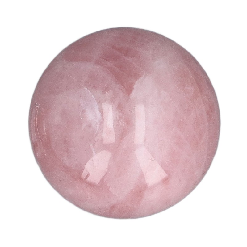 Pink Crystal Ball 2 Inch Natural Rose Quartz Sphere Ball