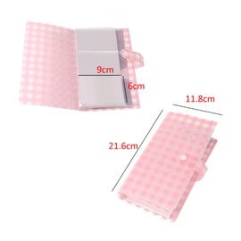 2Pcs Nail Sticker Storage Book 120 Slots Nail Art Sticker Storage Book Collecting Album Empty Nail Art Decals/Photos Storage Book for Collecting Small Size Nail Art Stickers Manicure Accessories