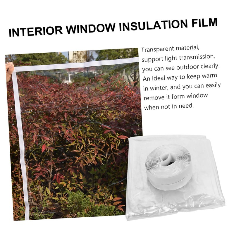 COHEALI Windproof Window Insulation Film Environmental Protection Transparent Film Cold
