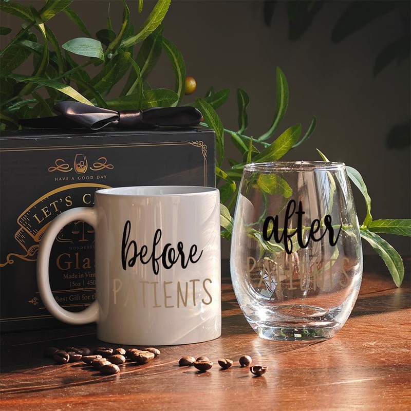 Pokolllee Nurse Appreciation Gifts - Before Patients After Patients Set