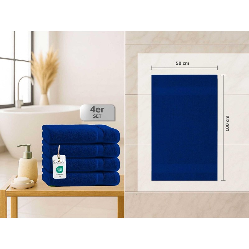 Class 4 Piece Terry Towel Set | Pack of 4