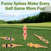 QACUU 5Pcs Bikini Style Golf Tees – Colourful Plastic Golf