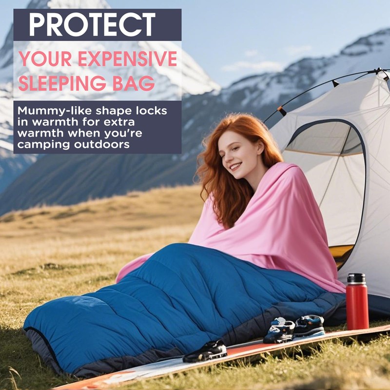 JAICOM Hut Sleeping Bag Ultralight Nylon Sleeping Bag Liner (Only
