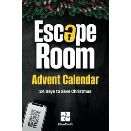 The Escape Room Advent Calendar: A Christmas Crime to Solve - 24 Days to Save Christmas - An Advent Riddle Book for Adults