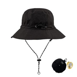 codecart Outdoor Safari Hat, Foldable, Men's, Women's, Compact, UV Protection Hat, UV Protection, Sunburn, Waterproof, Breathable, Quick Drying, Wide Brim, Lightweight, Small Face, Bucket Hat,