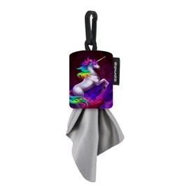 SPUDZ Classic | Microfiber Cloth Screen Cleaner and Lens Cleaner | Open Bottom | Vibrant Unicorn | 6 x 6 Inch (2-Pack)