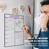 damoguin A3 Weekly Planner Wipe Clean, Magnetic Week Menu Planner,