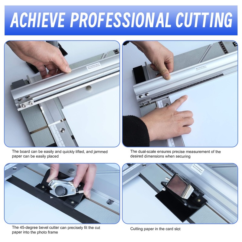 32in Mat Cutter for Framing,High Precision Mat Board Cutter,45 and