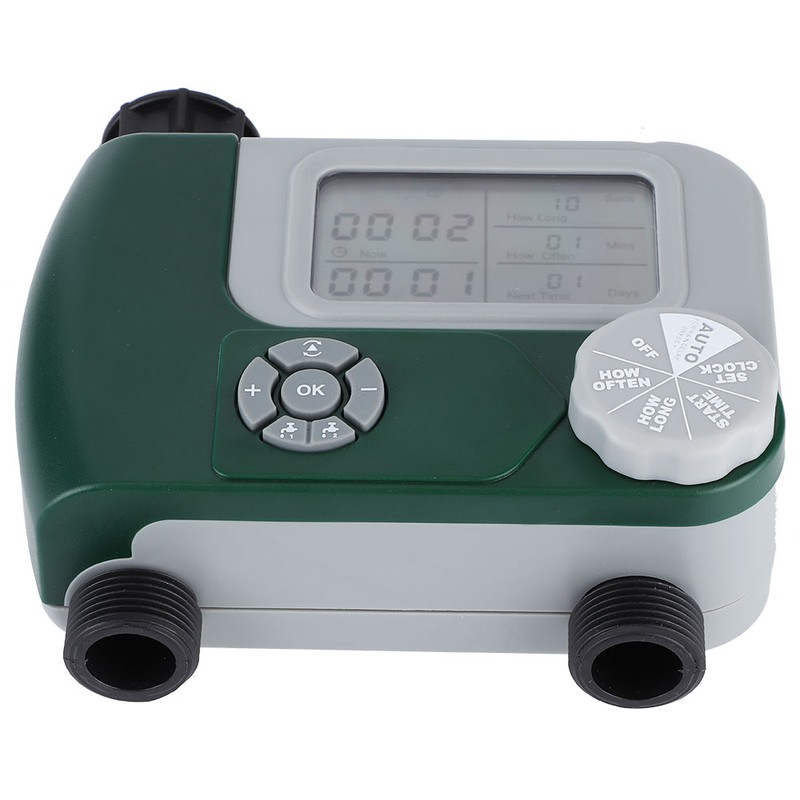 DualOutlet Timer Irrigation System Controller Intelligent Large Display Watering Controller