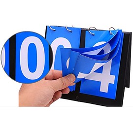 Scoreboard, 3 Digit Scoring Board, Basketball / Soccer / Baseball / Table Tennis / Badminton / Competition Use, Tabletop Scoring Board, Sports Scoreboard, Easy to Read, Waterproof, Portable, Lightweight, Durable, Easy to Assemble, School, Athletic Events