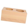 Wooden Coffee Tamper Station Stable Prevent Slip Coffee Tamper Holder