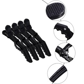 Dokpav 24Pcs Pinzas de Pelo de Cocodrilo, Pinzas para El Cabello para Mujeres, Pinzas de Cocodrilo, Peluquería Pinzas de Pelo para Peinar, para Todo Tipo de Cabello