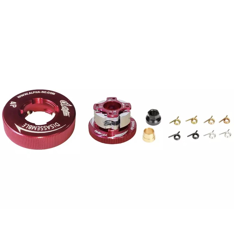 Alpha Plus 4 Shoe Aluminum Clutch Kit with Tool adjustable