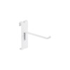 Polmart 4" Heavy Duty White Gridwall Panel Hooks, Pack of
