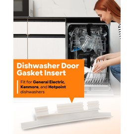 ULXIOM WD8X10015 Dishwasher Door Gasket Insert Fit for General Electric Ken-more Hotpoint Dishwashers, Replace WD8X231 AP2038876 EA258653 820918 AH258653 WD08X0231 PS258653