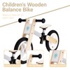 Udeas Wooden No-Pedal Balance Bike, White