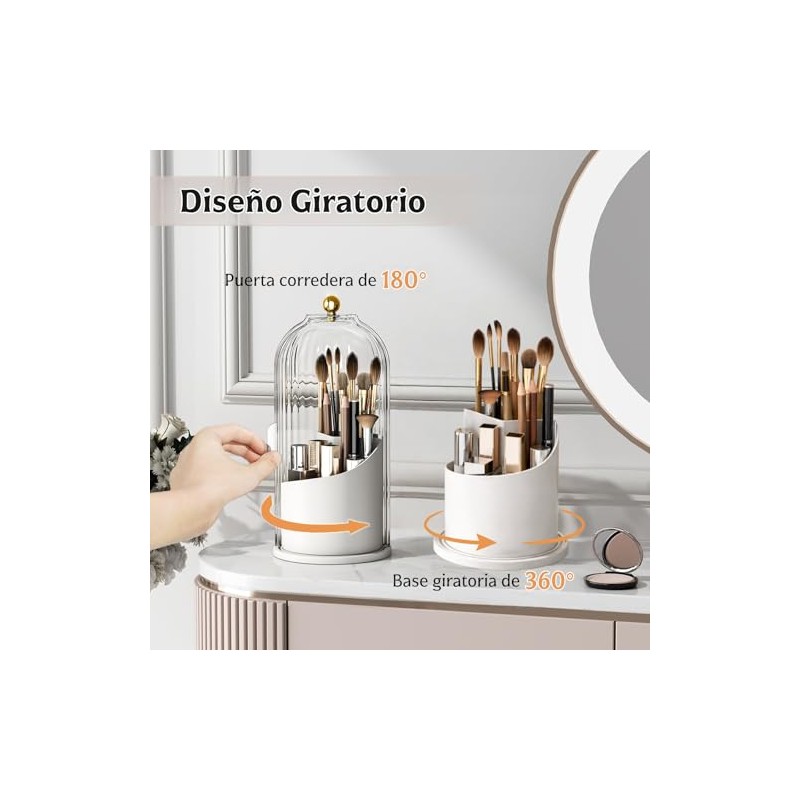 Organizador de Maquillaje Giratorio 360 Grados