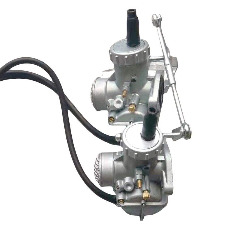 Autu Parts CB200 Carburetor Dual Carb Assy Set, Compatible with