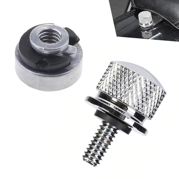 Anyhut 2 PCS Motorcycle Seat Bolt Screw Kit, Rear Fender