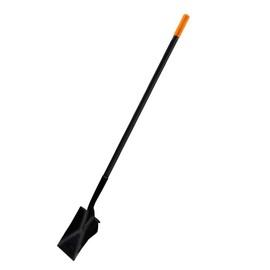 Tie Down 13872 Roof Zone Non-Serrated Roofing Spade with Wide Heel Steel Handle, Black, Yellow
