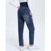 Yornobly Women's Maternity Boyfriend Jeans Over Belly Stretch Denim Pregnancy