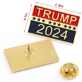 Show Your Support for Trump's 2024 Run with Trump Pins 2024 - Trump Lapel Pins for the 2024 President Election! (12)