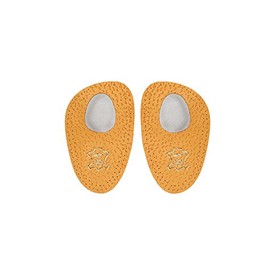Leather Half Shoe Insoles Inserts with Metatarsal Arch Support and Foot Cushion for Women, Kaps Restmed (Women / 6-7 UK / 39-40 EUR)