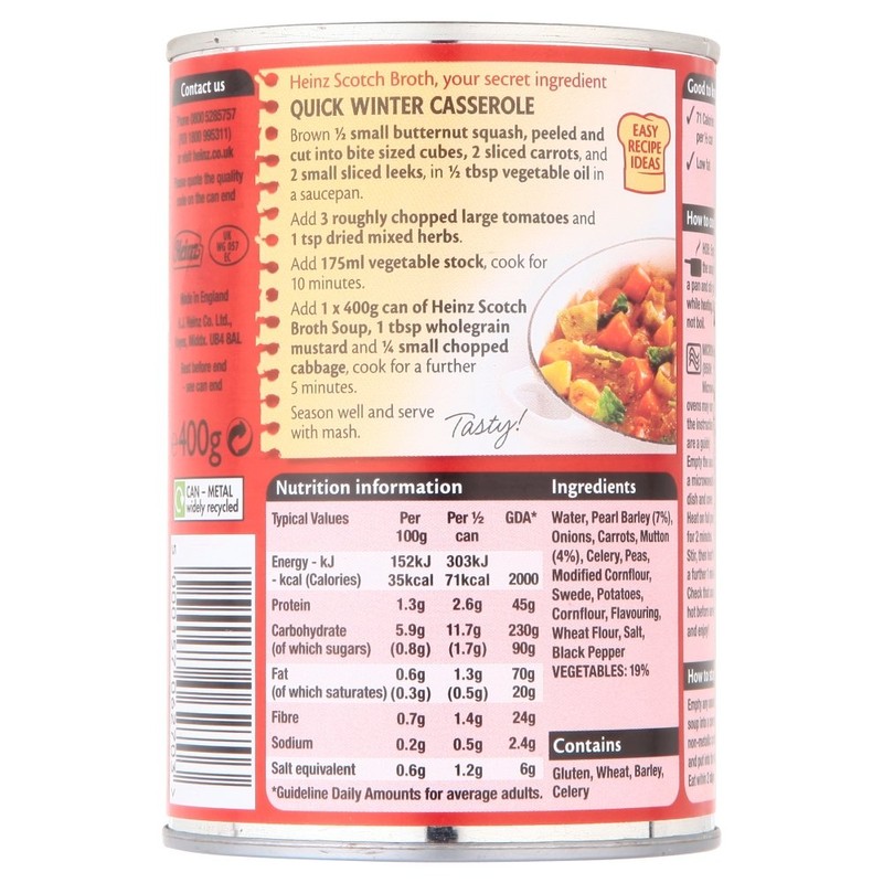 Heinz Scotch Broth Soup 400g
