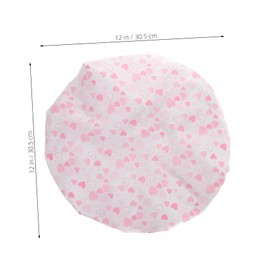 Minkissy 2pcs Tin Foil Hair Caps Dual Layer Elastic Bath Cap for Women for Long Hair