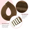 SURNEL Tape in Hair Extensions Remy Human Hair 14Inch Color