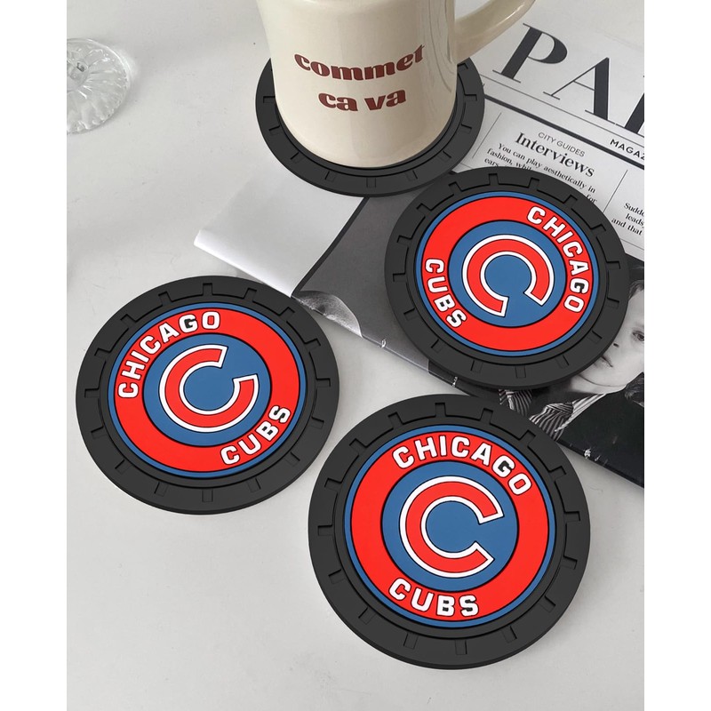 2PCS Car Cup Holder Coaster,Auto Cup Holder Insert Coaster for