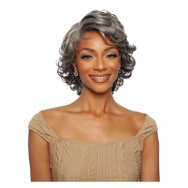 Mane Concept Red Carpet Synthetic Flip Curl Bob Deep Part HD Lace Front Wig - RCMS284 CRYSTAL (44)