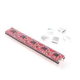ANGEEK Stepper Driver A4988 Stepper Motor Driver Module with Heatsink for Reprap 3D Printer Pack of 5