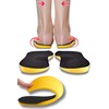 eziu [Judo The-Supervised] Tilted Leg Insoles with Anti-Slip Seals, Unisex