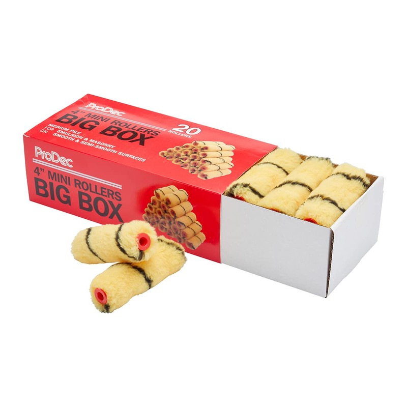 ProDec Big Box 4" Medium Pile Woven Mini Paint Rollers