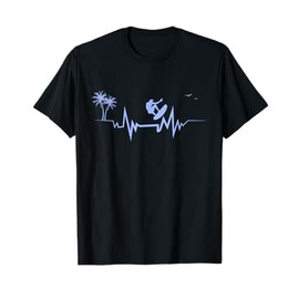 Surf Heartbeat Onde fantastiche per i surfisti delle Hawaii Maglietta