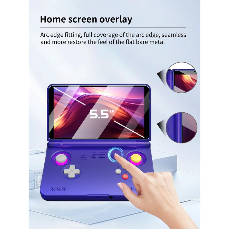 UYRUREL Screen Protector for Retroid Pocket Flip 2 Gaming Handheld,