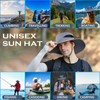 flintronic Sun Hat Men Women Wide Brim UV Protection Bucket