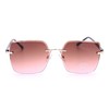 Ever Bloom Women's Rectangular Sunglasses Summer Glasses with Metal Frame,