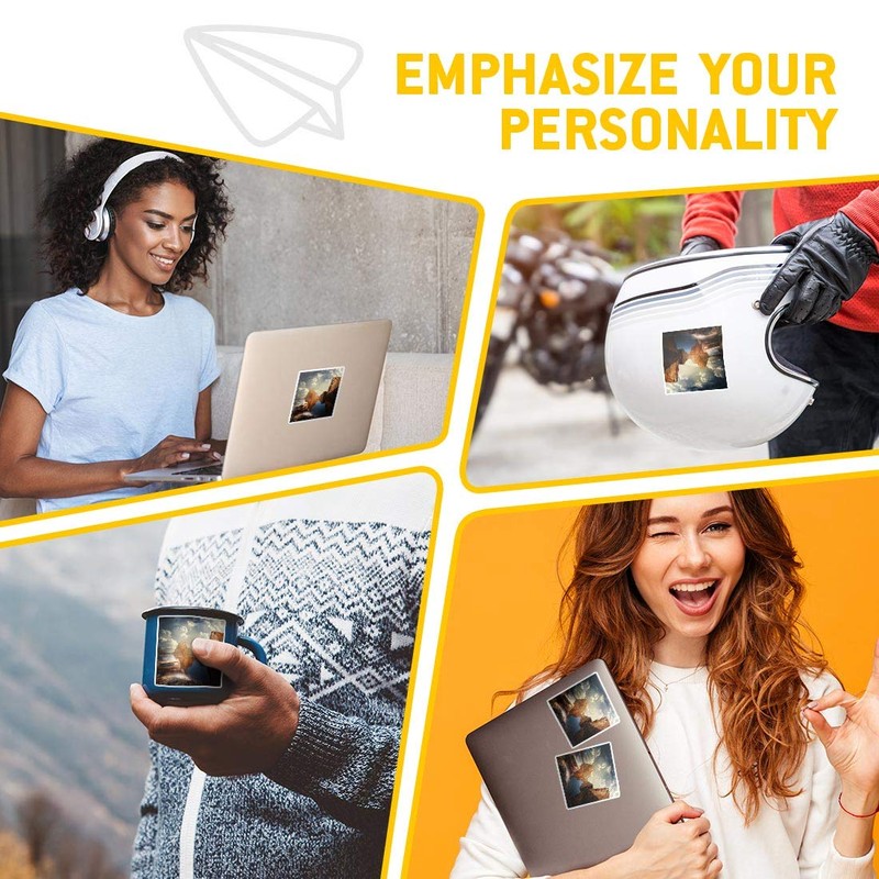 2 x Square 7.5cm Vinyl Stickers - Off Road 4x4