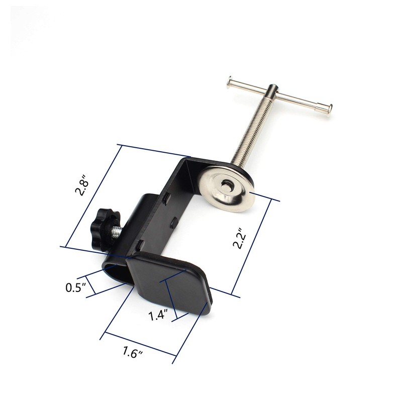 Anmeilexst 2 Pcs Adjustable Work Surface Mounting Bracket Retaining Clip,