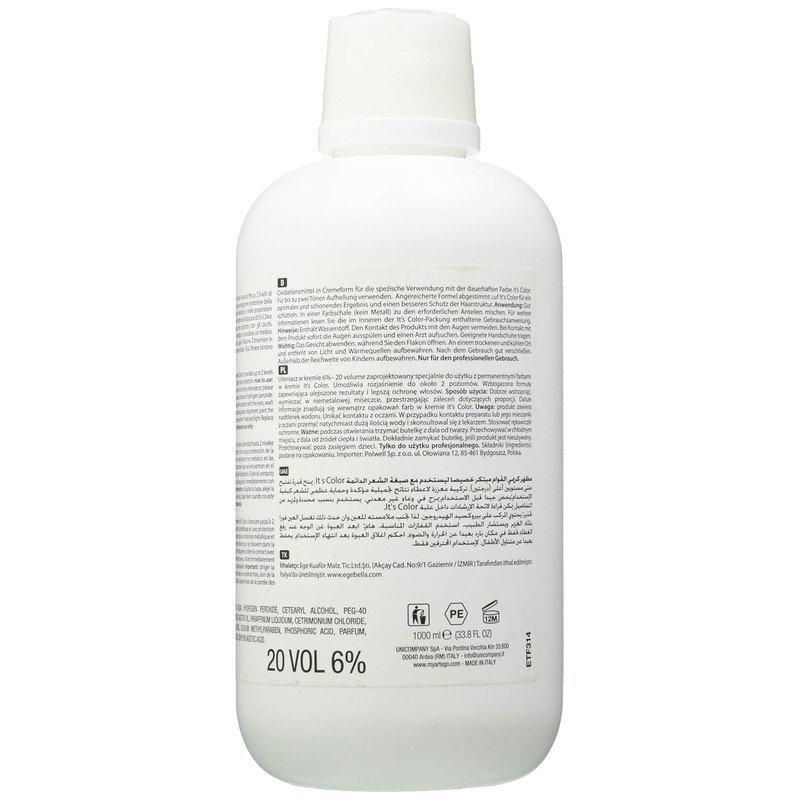 Artégo Oxydant Cream 20 Volt 6% 1000 ml