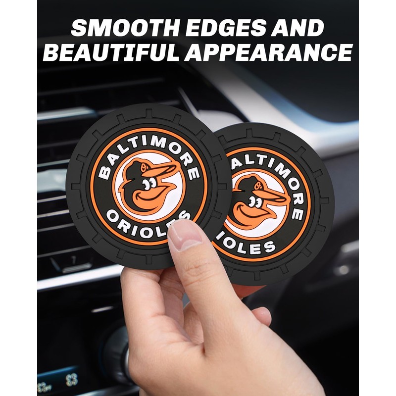 2PCS Car Cup Holder Coaster,Auto Cup Holder Insert Coaster for