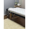 Waterproof Massage Table Mattress Topper & Face Rest Cover (White,