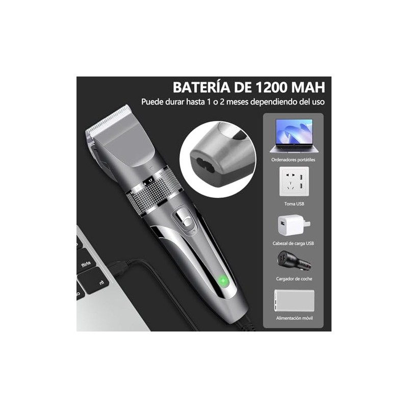 5 En 1 Kit De Maquina para Cortar Cabello, Cortapelo