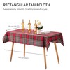 JEMIDI Tablecloth 110 x 140 cm Checked - Garden Tablecloth
